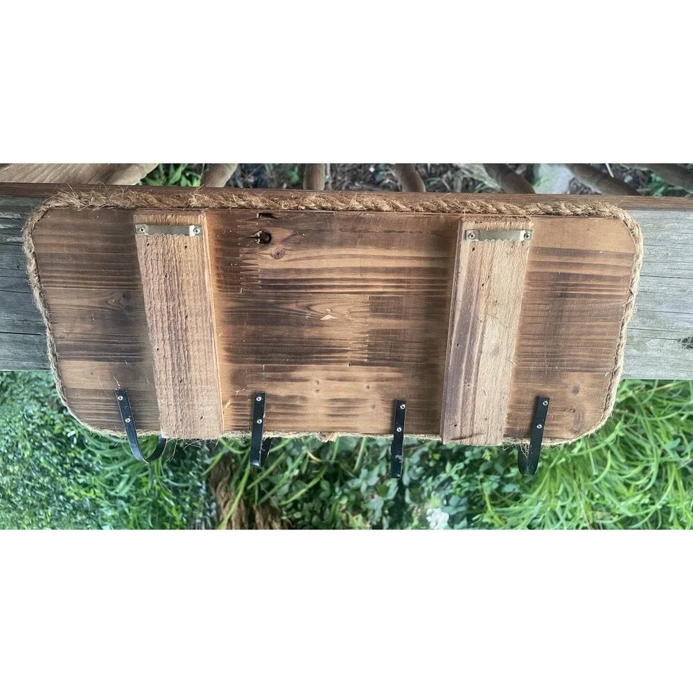 Vintage Wood Turkey Wall Hat/Coat Hanger Mount Decoration